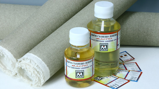 Quick drying linseed oil Maestro Pan