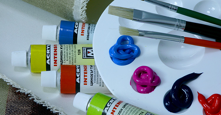 Production acrylic paint Maestro Pan