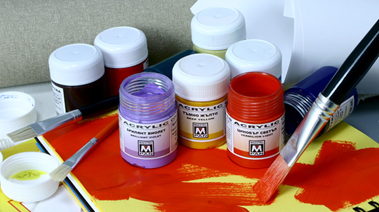 acrylic paints Maestro Pan